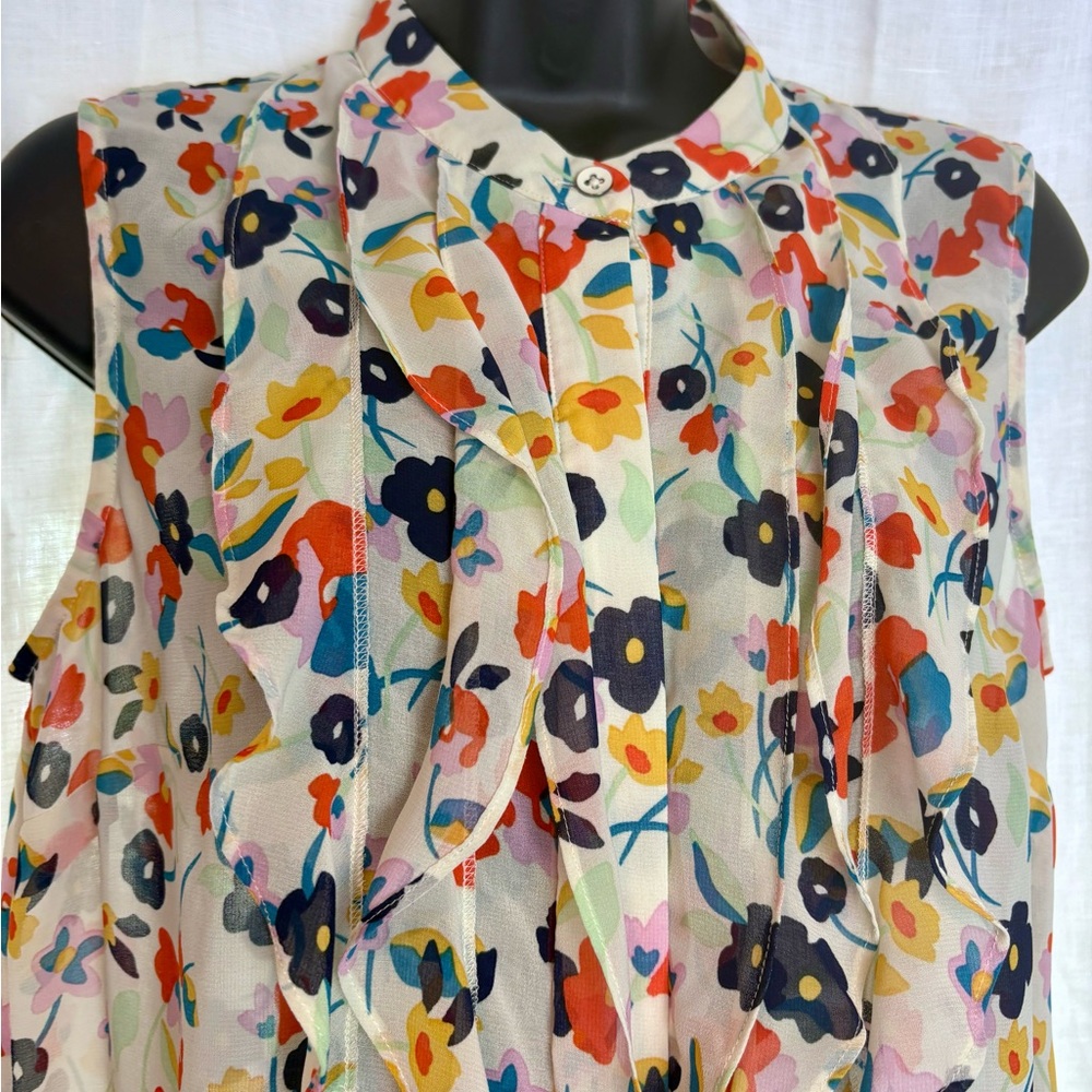 💥3/$30💥 Cabi Boho Floral Sleeveless Blouse